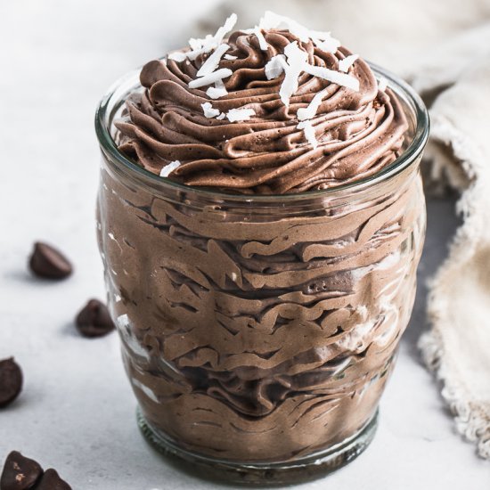 KETO CHOCOLATE CHEESECAKE MOUSSE