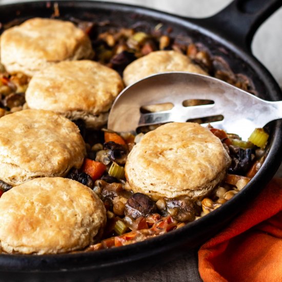 Vegan Biscuit Pot Pie