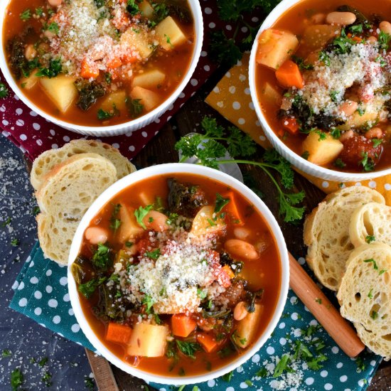 Tuscan Potato Bean Soup