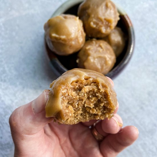 Maple Glazed Almond Bliss Balls