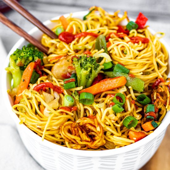 Easy Vegetable Chow Mein