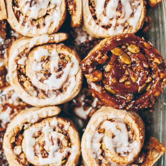 Vegan Nutty Sticky Buns