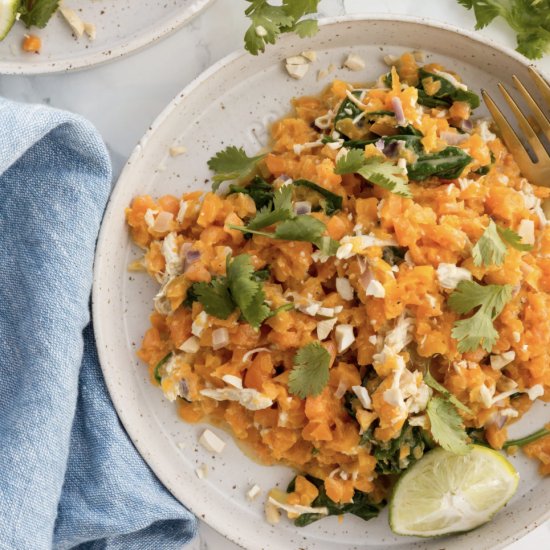 Curry Butternut Squash Risotto