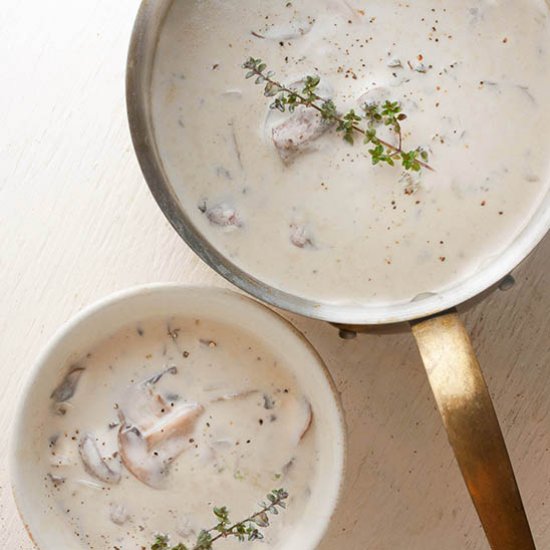 Cream of mushroom soup