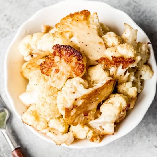 EASY OVEN ROASTED CAULIFLOWER