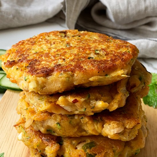 Sweet Potato & Zucchini Fritter