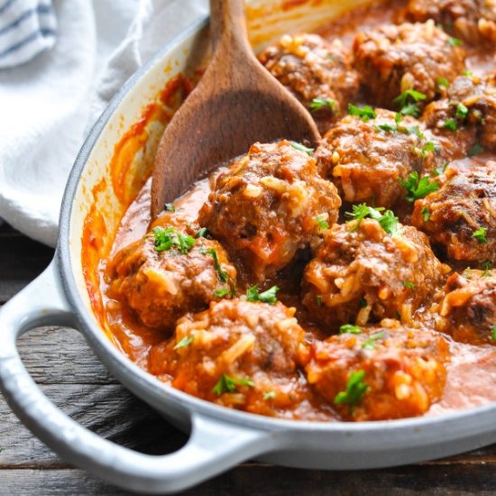 Porcupine Meatballs