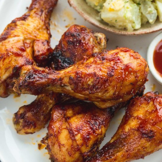 Baked BBQ Chicken Drumsticks