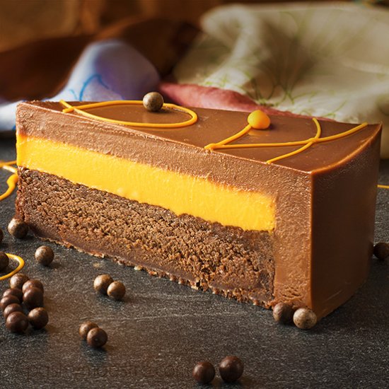 Orange and Chocolate Brownie Cake