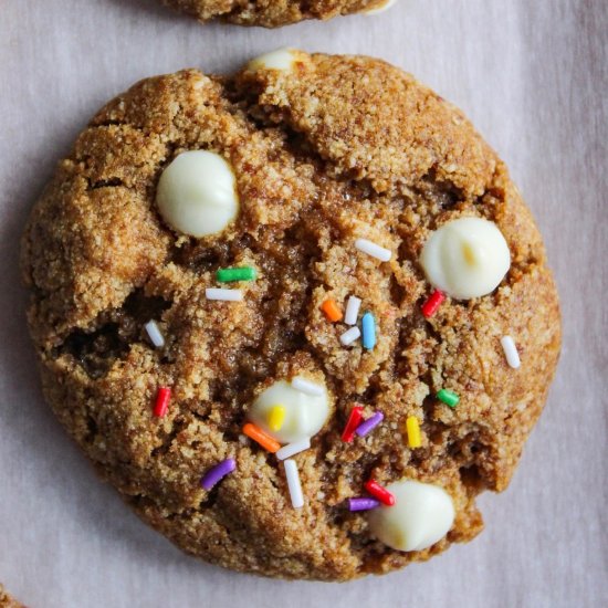 Healthy Birthday Cake Cookies