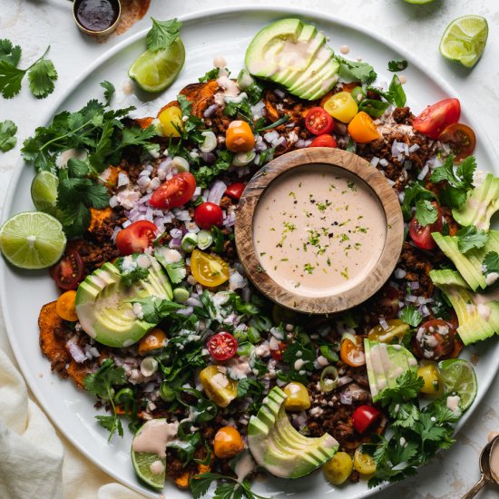 Loaded Sweet Potato Nachos