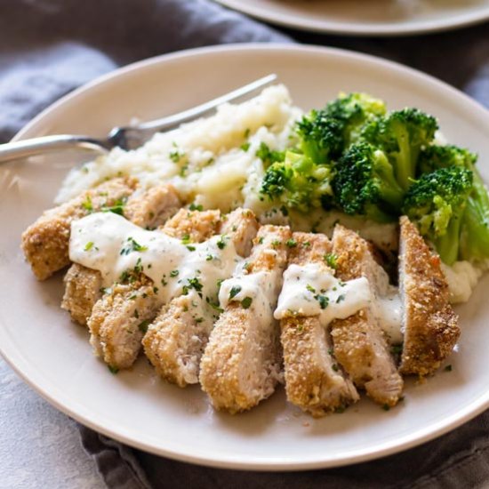 Breaded Baked Pork Chops