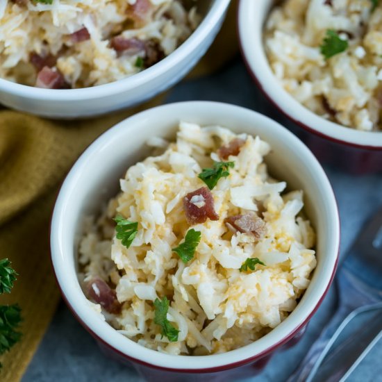 Cheesy Cauliflower Rice