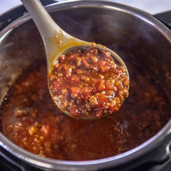 Instant Pot Beef Chili