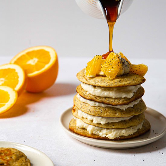 Poppyseed and Lemon Pancakes