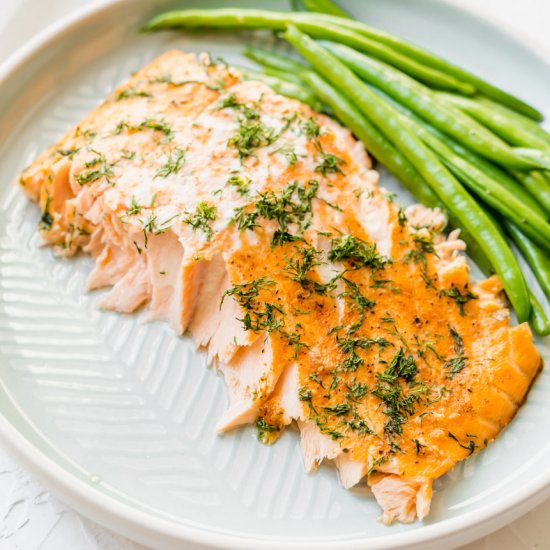 Flaky Oven Baked Salmon Recipe