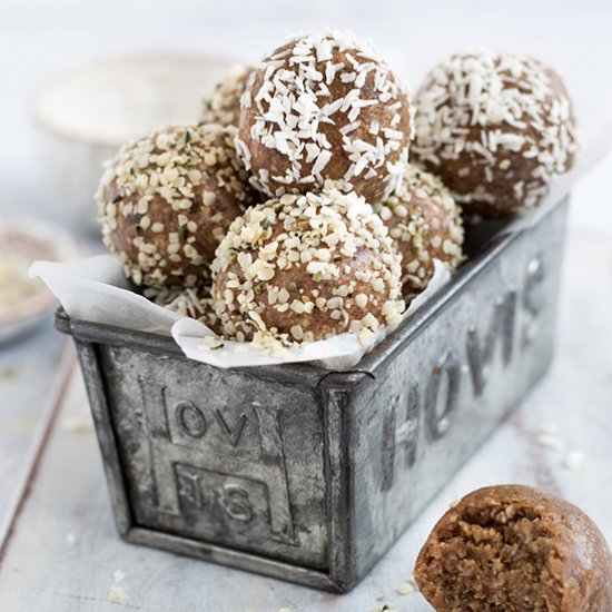 Healthy 4 ingredient energy balls