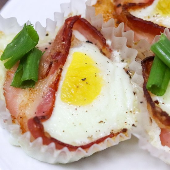 Air Fryer Bacon And Egg Cups