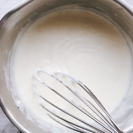 Basic White Sauce or Bechamel