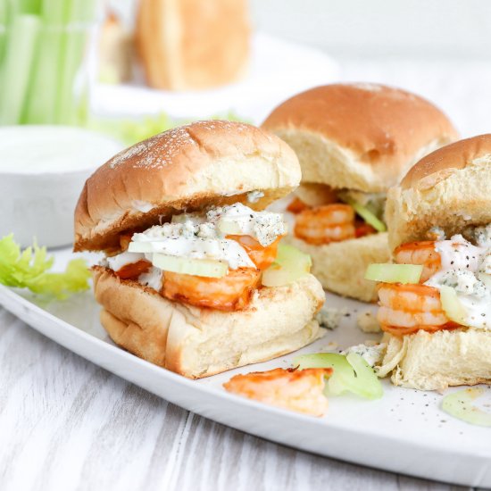 Buffalo Shrimp Sliders