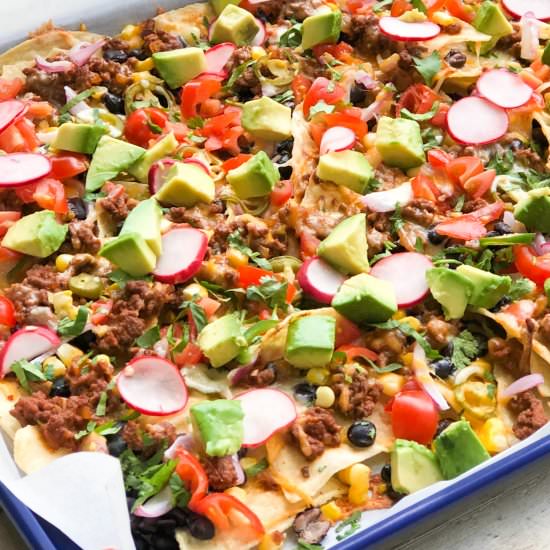 Best Ever Ground Beef Nachos