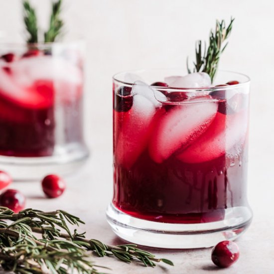 Winter Cranberry Spritz