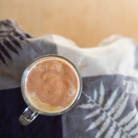 Hojicha Latte with Whipped Cream