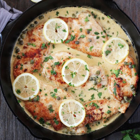 Creamy Chicken Piccata