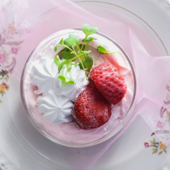 Strawberry Yogurt Mousse