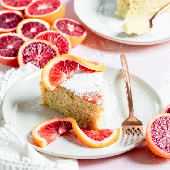 Blood Orange Olive Oil Cake