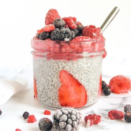 Perfect Berry Chia Pudding