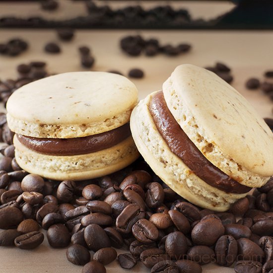 Simple Coffee & Chocolate Macarons