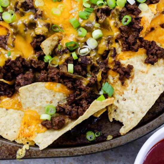 Cheesy Beefy Nachos