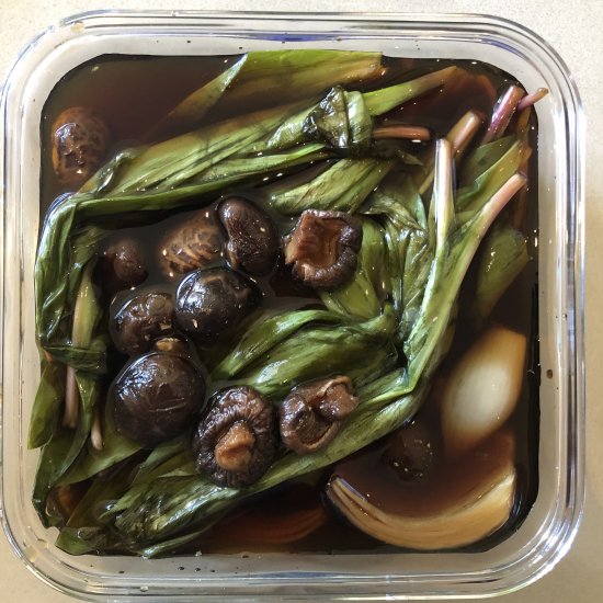 SOY SAUCE PICKLED RAMPS