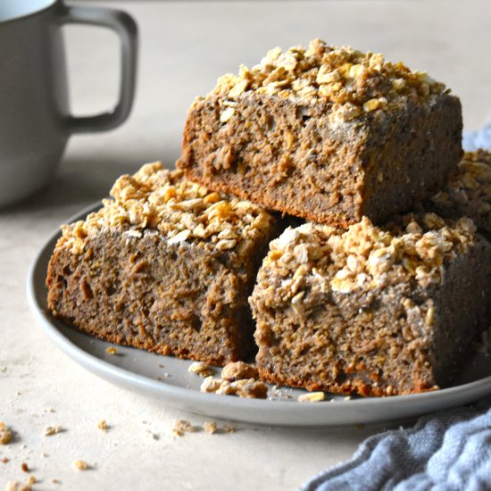 Banana Oat Coffee Cake