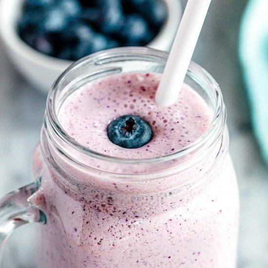 Blueberry Coconut Milk Smoothie