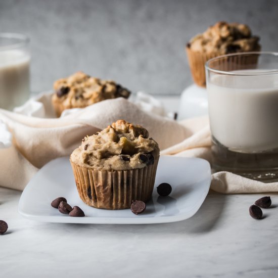 GF Chocolate Chip Banana Muffins