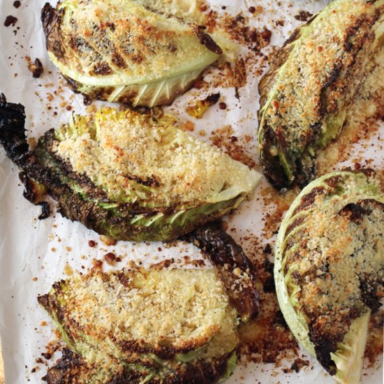 Roasted Cabbage — Caesar-Style