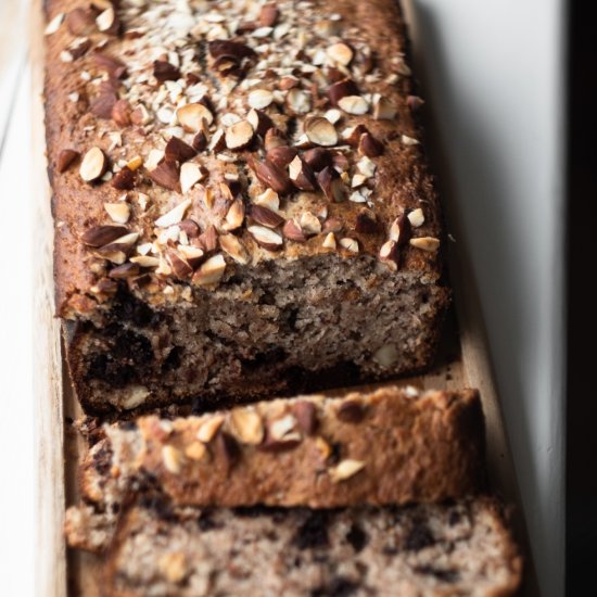 Choc Chunk Banana Bread