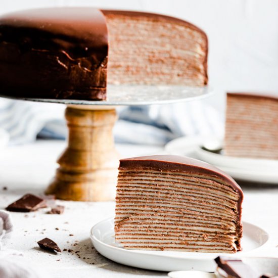 Chocolate Crepe Cake