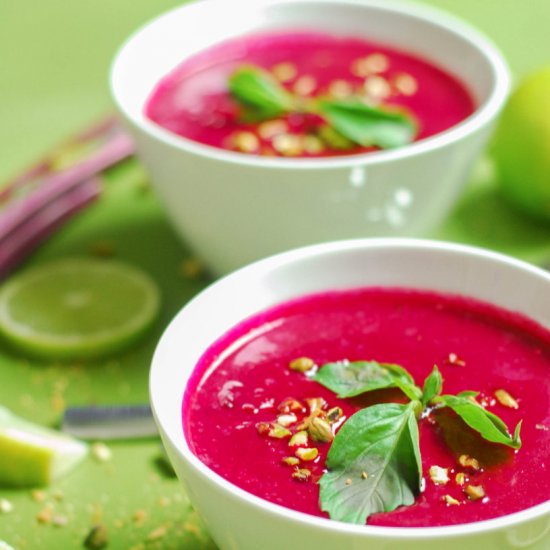 INSTANT POT THAI BEET SOUP