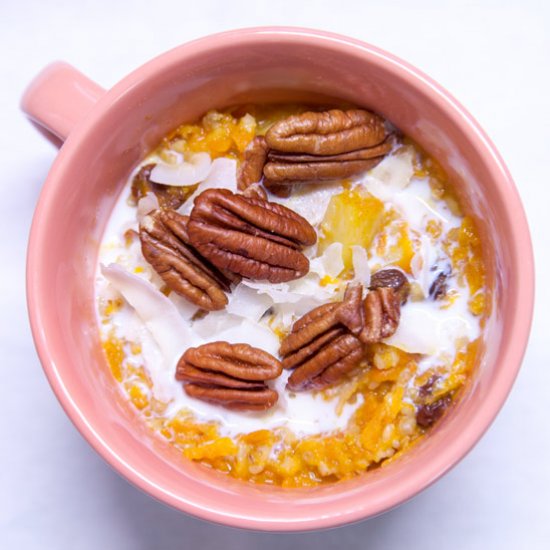 InstaPot Carrot Cake Steel Cut Oats