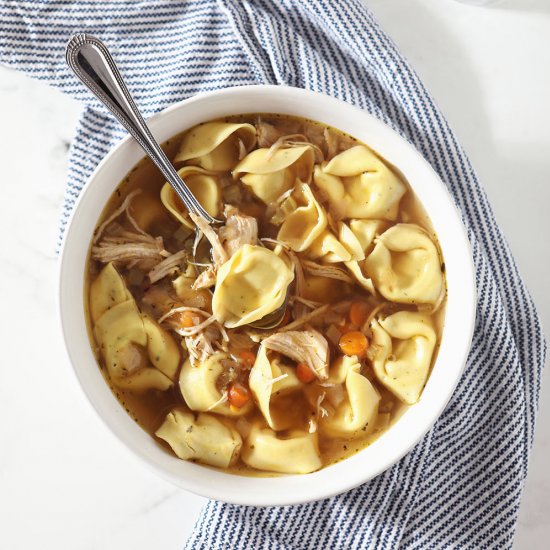 Chicken Tortellini Soup