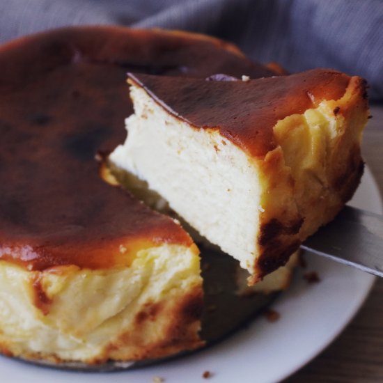 BASQUE BURNT CHEESECAKE RECIPE