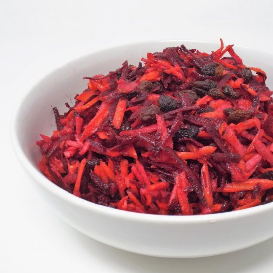 Grated Beet and Carrot Salad