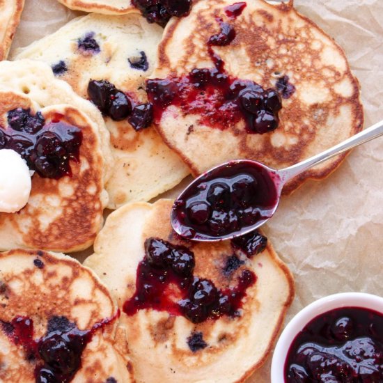 Lemon Blueberry Pancakes