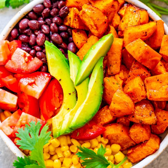 Mexican Sweet Potato Buddha Bowl