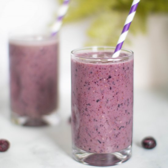 BLUEBERRY SUPERFOOD SMOOTHIE