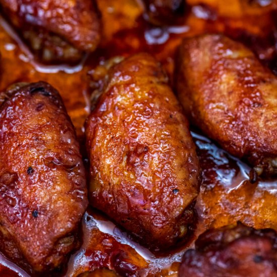 Honey Garlic Chicken Wings