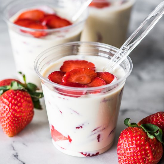 Fresas con Crema